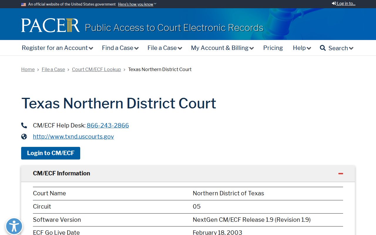 Cottle County federal warrant record research through the PACER district and county lookup