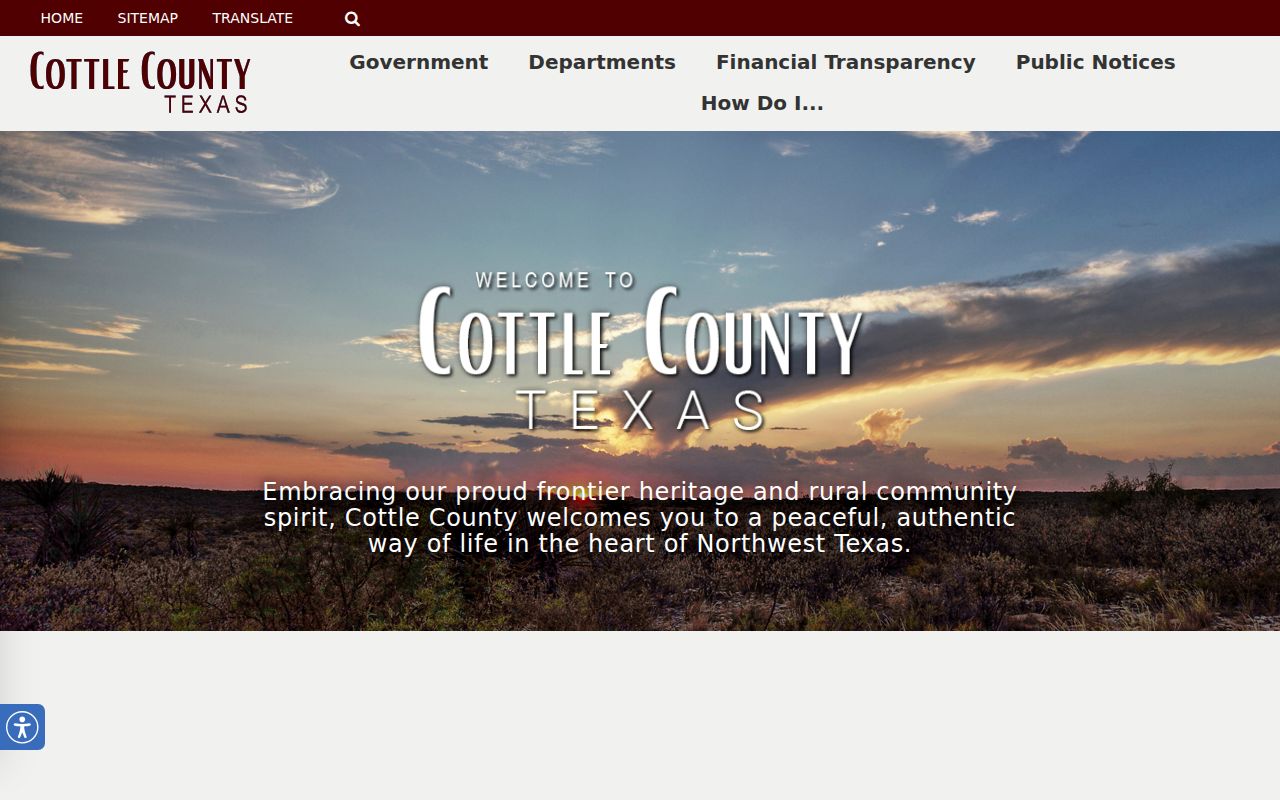 Cottle County warrant records courthouse and county homepage